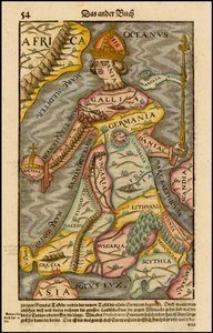 Europa regina Kuningatar Eurooppa Cosmographiasta, 1570