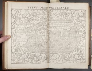 Maapallo, Cosmographia, 1544 tekijältä Sebastian Munster