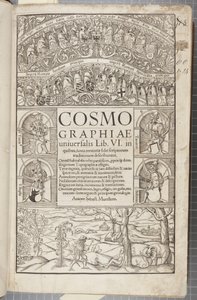 Cosmographian nimiölehti, 1544
