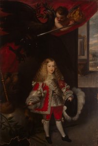 Muotokuva Espanjan Kaarle II:sta lapsena, 1667-1670 tekijältä Sebastian de Herrera Barnuevo