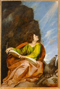 Saint John Divine (maalaus) tekijältä Sebastian de Herrera Barnuevo