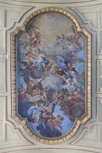 Santa Cecilian apoteoosi tekijältä Sebastiano Conca