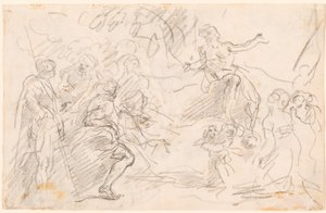 Raamatun kohtaus [verso] tekijältä Sebastiano Ricci