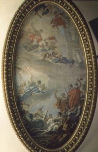 Tieteen ylistäminen (öljy kankaalle) tekijältä Sebastiano Ricci