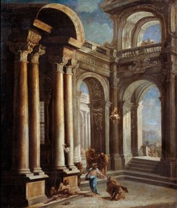 Jerikon sokean miehen paraneminen. tekijältä Sebastiano Ricci