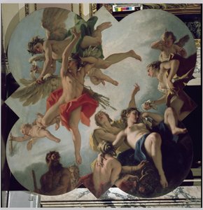 Rakkauden rangaistus (öljy kankaalle tekijältä Sebastiano Ricci
