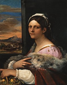 Nuoren roomalaisnaisen muotokuva tekijältä Sebastiano del Piombo