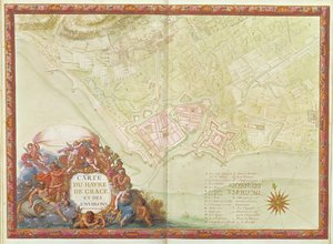 Ms. 987, fol.24 Le Havren suunnitelma, Atlas Louis XIV, 1683-88 tekijältä Sebastien Le Prestre de Vauban