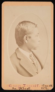 George Tsaroffin muotokuva 1858-1880, marraskuu 1872. tekijältä Selleck and Fisher