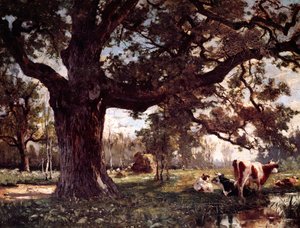 Maisema, kirjoittanut Serafino de Tivoli (1826-1892).