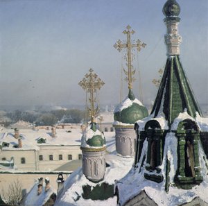 Näkymä Moskovan maalauskoulun ikkunasta, 1878 tekijältä Sergei Ivanovich Svetoslavsky