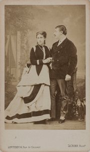 Paul Pavlovich Demidoff, San Donaton toinen prinssi 1839-1885 vaimonsa Marian kanssa..., 1863.
