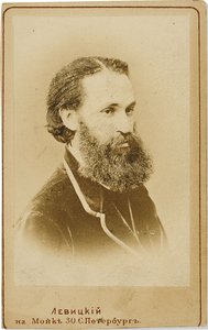 Sellisti Karl Julievich Davidovin muotokuva 1838-1889, n. 1875. tekijältä Sergei Lvovich Levitsky