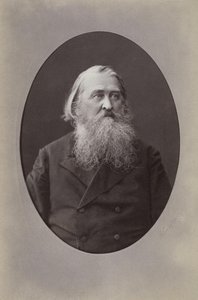 Muotokuva runoilija Aleksei Nikolajevitš Pleshcheev 1825-1893, 1870