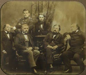 Nykyaikaiset: Ivan Gontšarov, Ivan Turgenev, Leo Tolstoi, Dmitri Grigorovich, Aleksandr Druzhinin ja