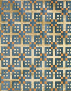 Olovyanishnikov Manufactory Half-Silk Satin, 1900-luvun alku (tekstiili)