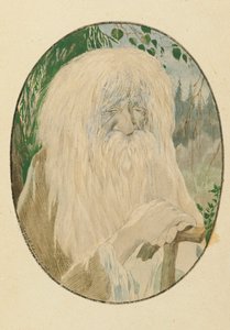 Leshy. Kuvitus A. Pushkinin runoon Ruslan ja Ljudmila, 1921-1926.