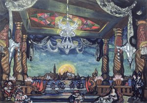 Lavastus Offenbachin Tales of Hoffmannille tekijältä Sergei Yurevich Sudeikin