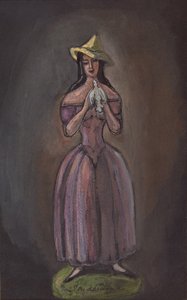 Nainen violetissa Olga Glebova-Sudeikina