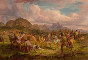 Pallopeli Sioux-intiaanien keskuudessa