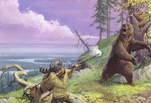 Daniel Boone raivaa erämaan polun tekijältä Severino Baraldi