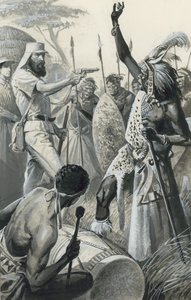 Samuel Baker (guassi paperille) tekijältä Severino Baraldi