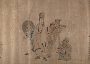 Figuurimaalaus, 1800-luvun puoliväli. tekijältä Shen Zhenlin