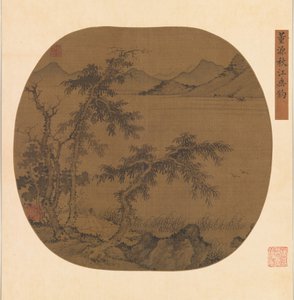 Onkimista syysjoessa, n. 1370. tekijältä Sheng Zhu