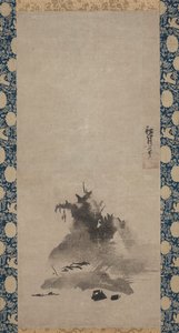 Haboku Flung-ink -maisema, n. 1510. tekijältä Shugetsu Tokan