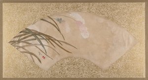 Kukat ja lehdet, 1800-luvun loppu. tekijältä Shibata Zeshin