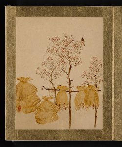 Reisstapel und Bäume tekijältä Shibata Zeshin