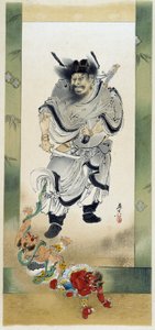 Shoki ja demonit. Shibata Zeshinin itsemaalaus tekijältä Shibata Zeshin