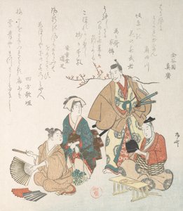 Katukuva keväällä, 1800-luvulla, 1800-luvulla. tekijältä Shinsai