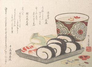 Sushietikkapohjainen kala- ja riisiruoka. tekijältä Shinsai