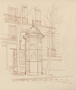 Mainoskolumni, Pariisi, Ranska, 1951.