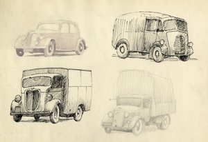 Henkilöautot ja kuorma-autot, 1951. tekijältä Shirley Markham