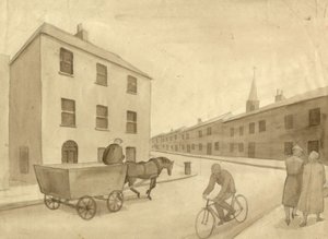 Yksivärinen katukuva, 1951. tekijältä Shirley Markham