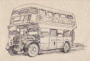 Routemaster-bussi, 1951. tekijältä Shirley Markham
