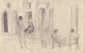 Katukuva, Italia, vuodelta 1950. tekijältä Shirley Markham