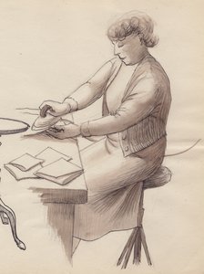 Naisen silitys, 1951. tekijältä Shirley Markham