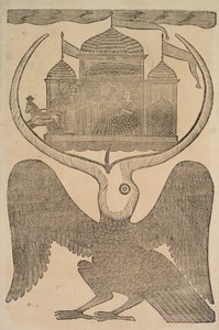 Jatayu Rama myyttinen lintu estää Ravanan vaunun, yrittää estää Sitan sieppauksen, 1800-luku.