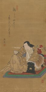 Näyttelijä Arashi Rikan I muotokuva, n. 1812.