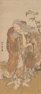 Ichikawa Dan Jurro V -jäsen Tee Road Shiroma Sue Baba, 12. portti, 1786. tekijältä Shunsho