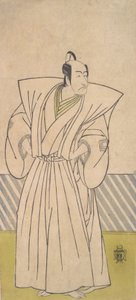Viides Ichikawa Danjuro korkea-arvoisena samuraina, 1700-luvun lopulla. tekijältä Shunsho