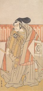 Ensimmäinen Nakamura Nakazo Kudo Suketsunen roolissa, luultavasti 1775. tekijältä Shunsho