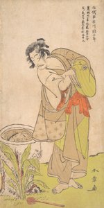 Kabuki ac ja r Ichikawa Dan Juro V, vai mitä? 1773. tekijältä Shunsho