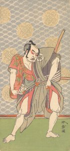 Toinen Nakamura Sukegoro Gokumon no Shobein roolissa, 2. kuukausi, 1771. tekijältä Shunsho