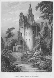 Brysselin portti, Mechlen, 1850