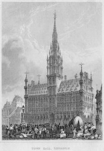 Kaupungintalo, Bryssel, 1850
