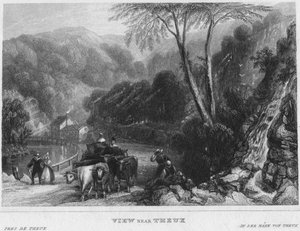 Näkymä lähellä Theuxia, 1850